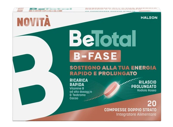 BeTotal B Fase - Integratore tonico per un rapido sostegno in caso di stanchezza - 20 compresse